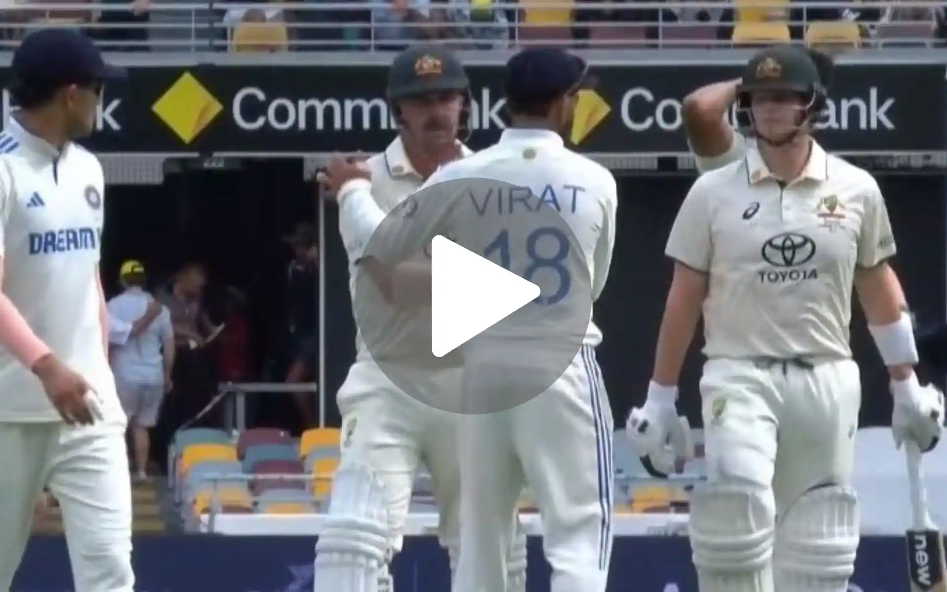 [Watch] Virat Kohli's Sportsmanship Wins Hearts; Congratulates Head After Century